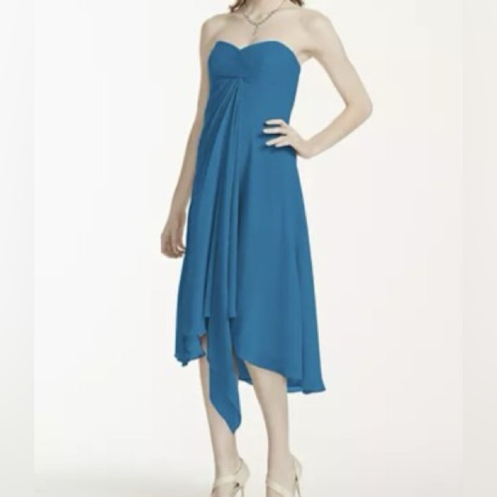 David’s Bridal Strapless Dress